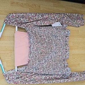 NWT XXL crop top and tank
